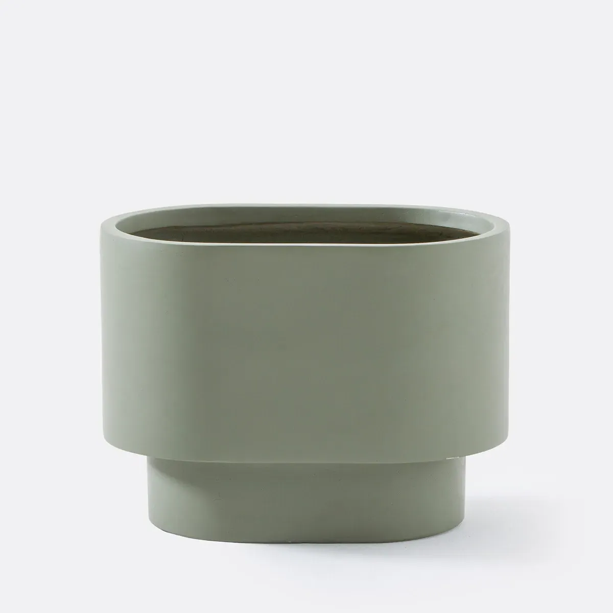 Fervia Clay Fibre Plant Pot Holder - Green product