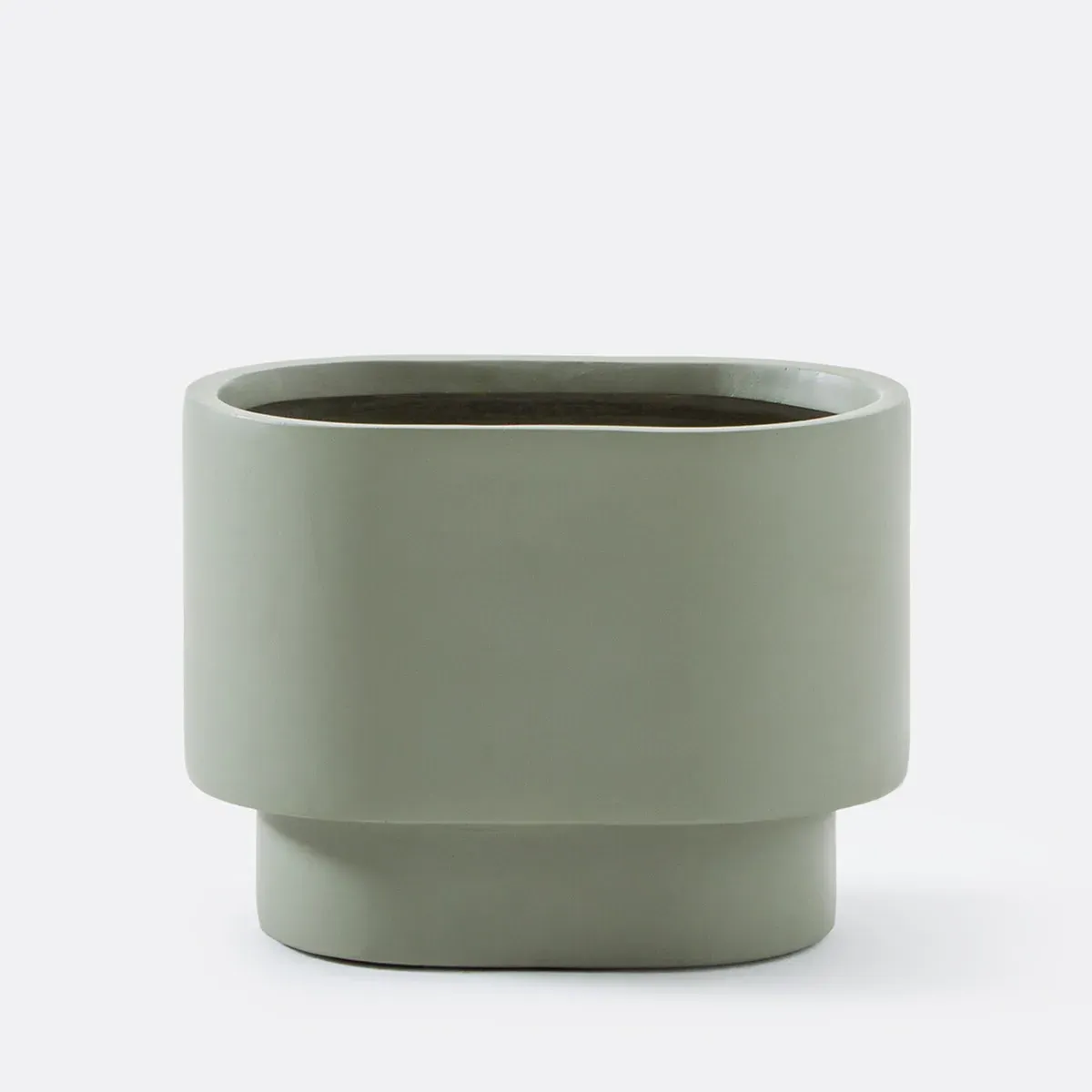 Fervia Plant Pot Holder - Green, Clay Fibre product