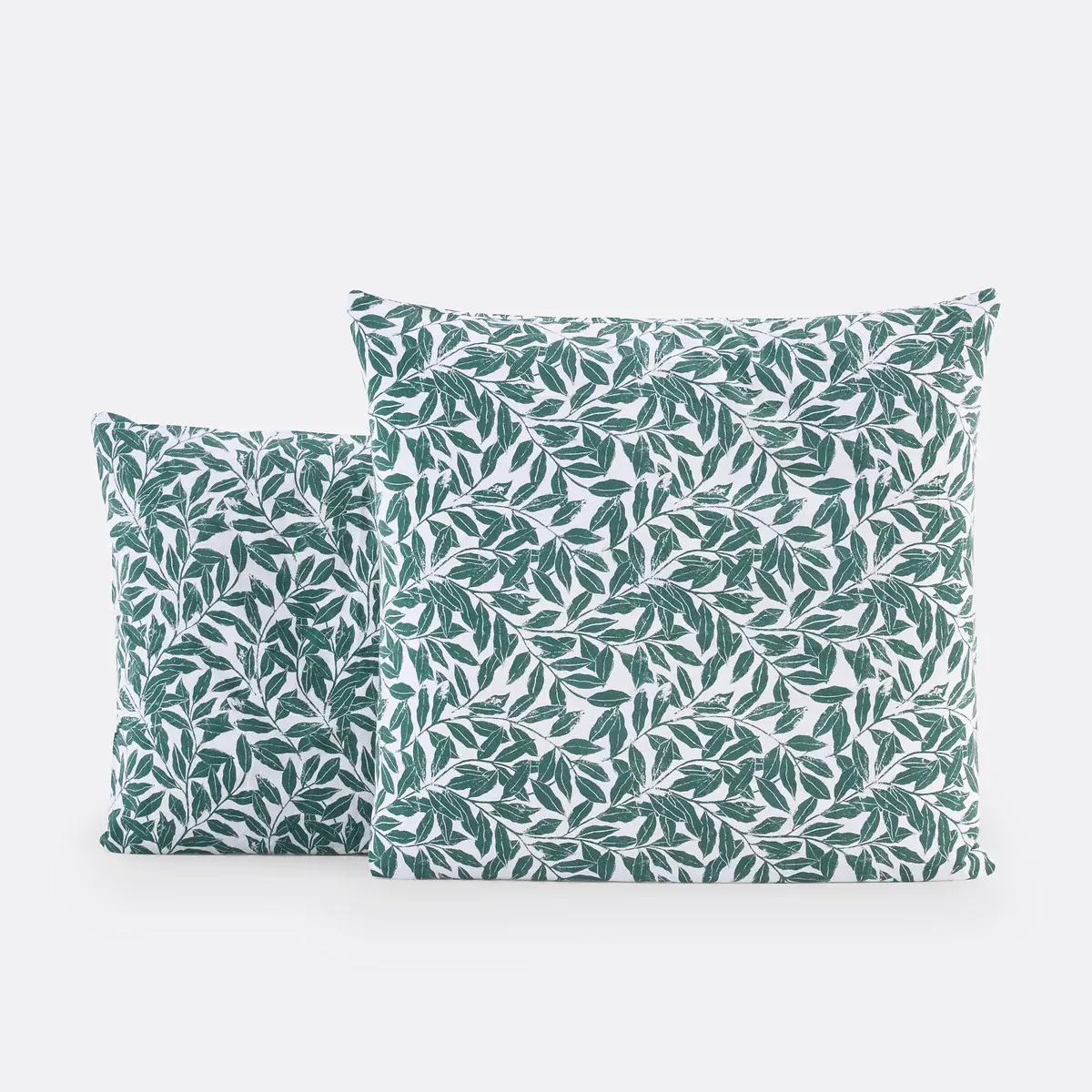 Feuillage Foliage Print Pillowcase - Green, Washed Cotton product