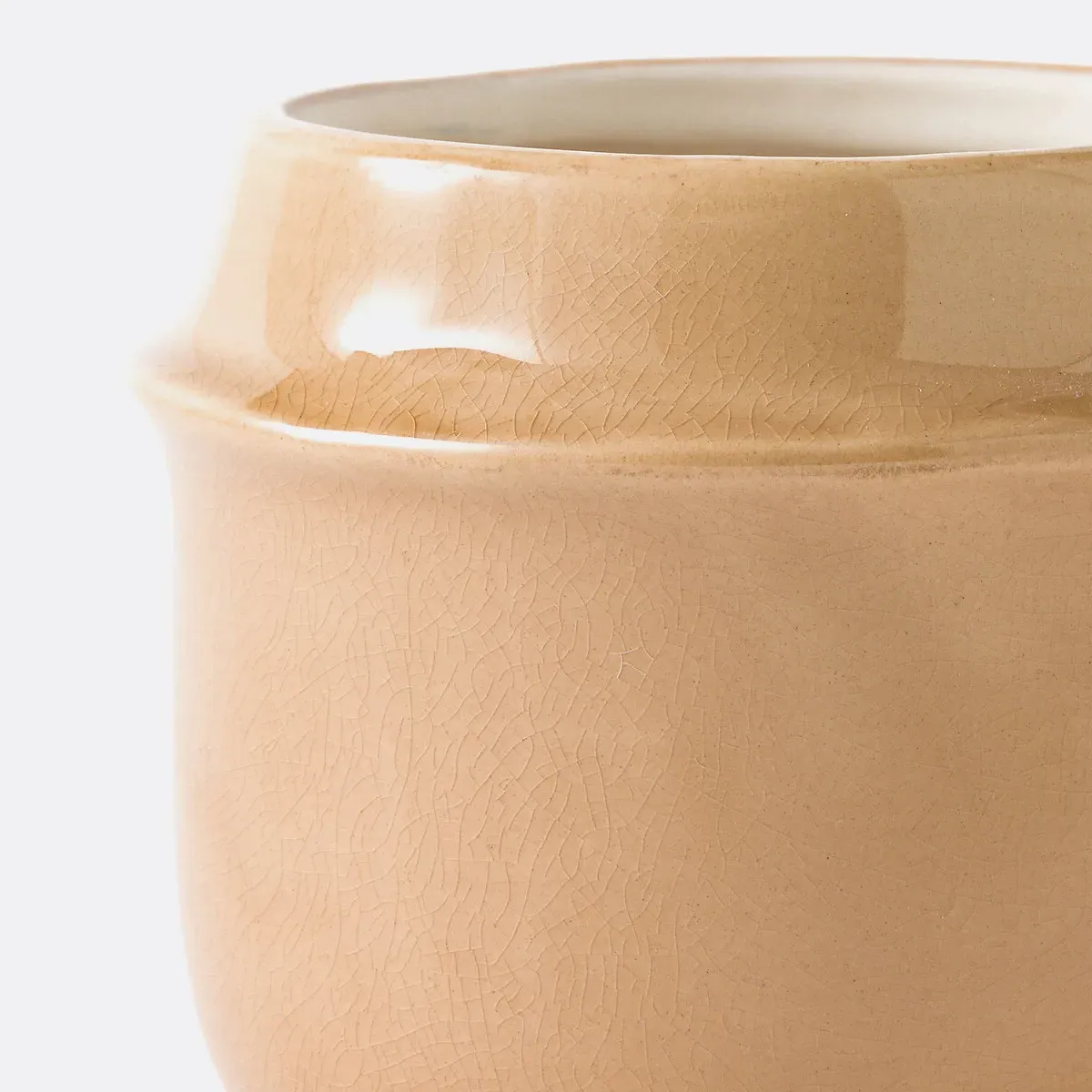 Filipio Small Flower Pot - Cappuccino, Ceramic product