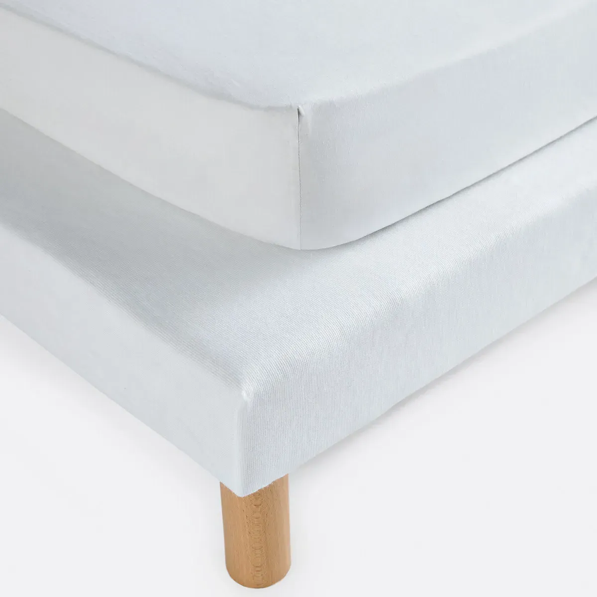 Fitted Valance Bed Skirt Max. 30cm Height - White, Non-Woven Polyester product