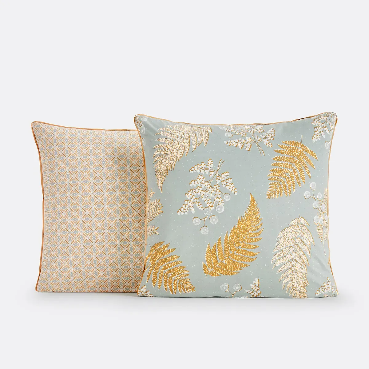 Fougère Floral Rectangular Pillowcase - Leaf Print, Cotton Percale alternate view
