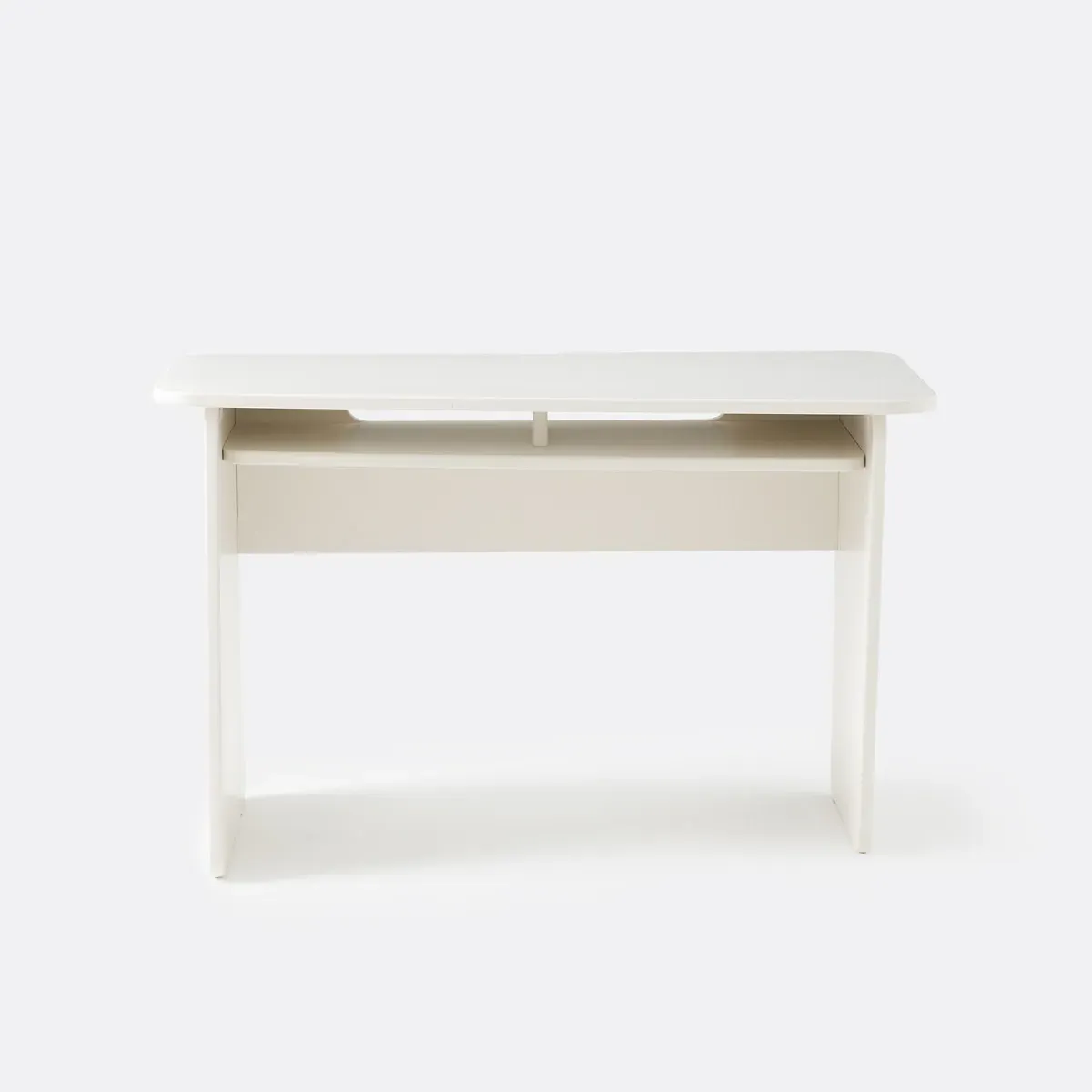 Freja Desk with Storage - Beige, Lacquered MDF alternate view