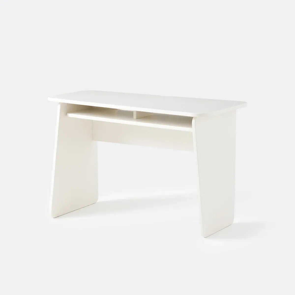 Freja Desk with Storage - Beige, Lacquered MDF product