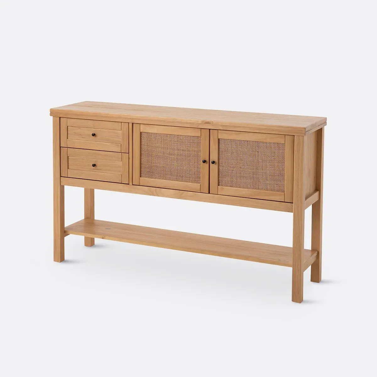 Gabin Sideboard with Drawers - Natural, Pine & Rattan product