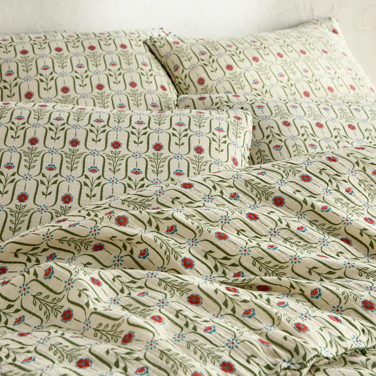 Gabriella Duvet Cover - Printed, Cotton Muslin alternate view