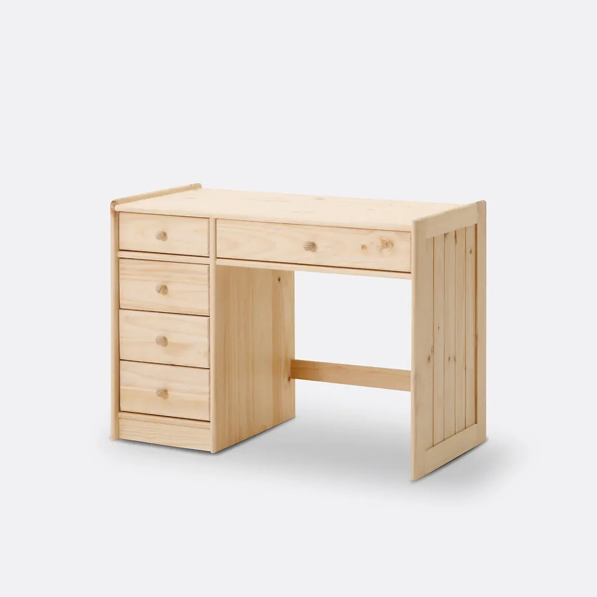 Gaby Desk with Drawers - Untreated Light Wood, Solid Pine product