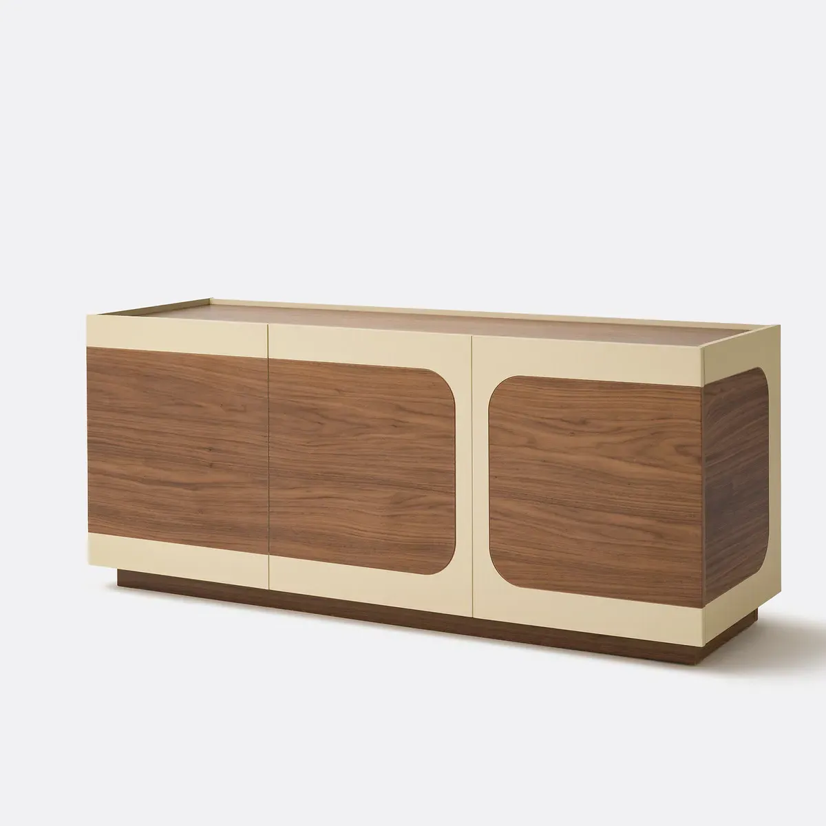 Galdo 3-Door Sideboard - Walnut, MDF product
