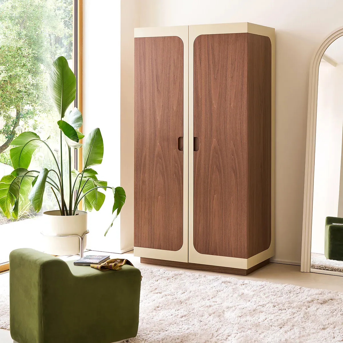 Galdo Double Wardrobe - Walnut alternate view