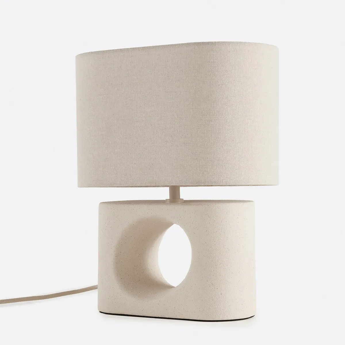 Gani Table Lamp - Greige, Ceramic product