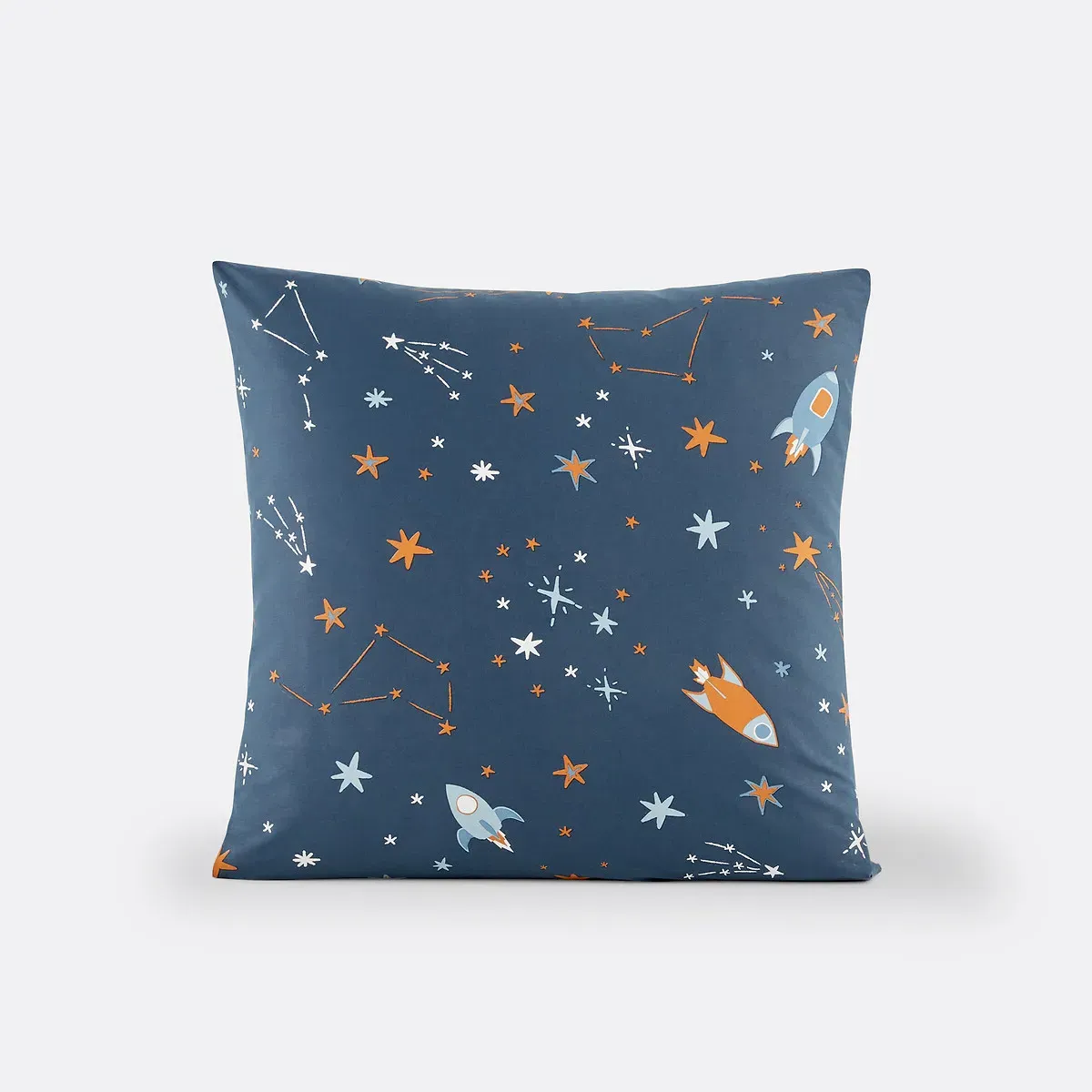 Gaston Cotton Pillowcase - Blue Print product