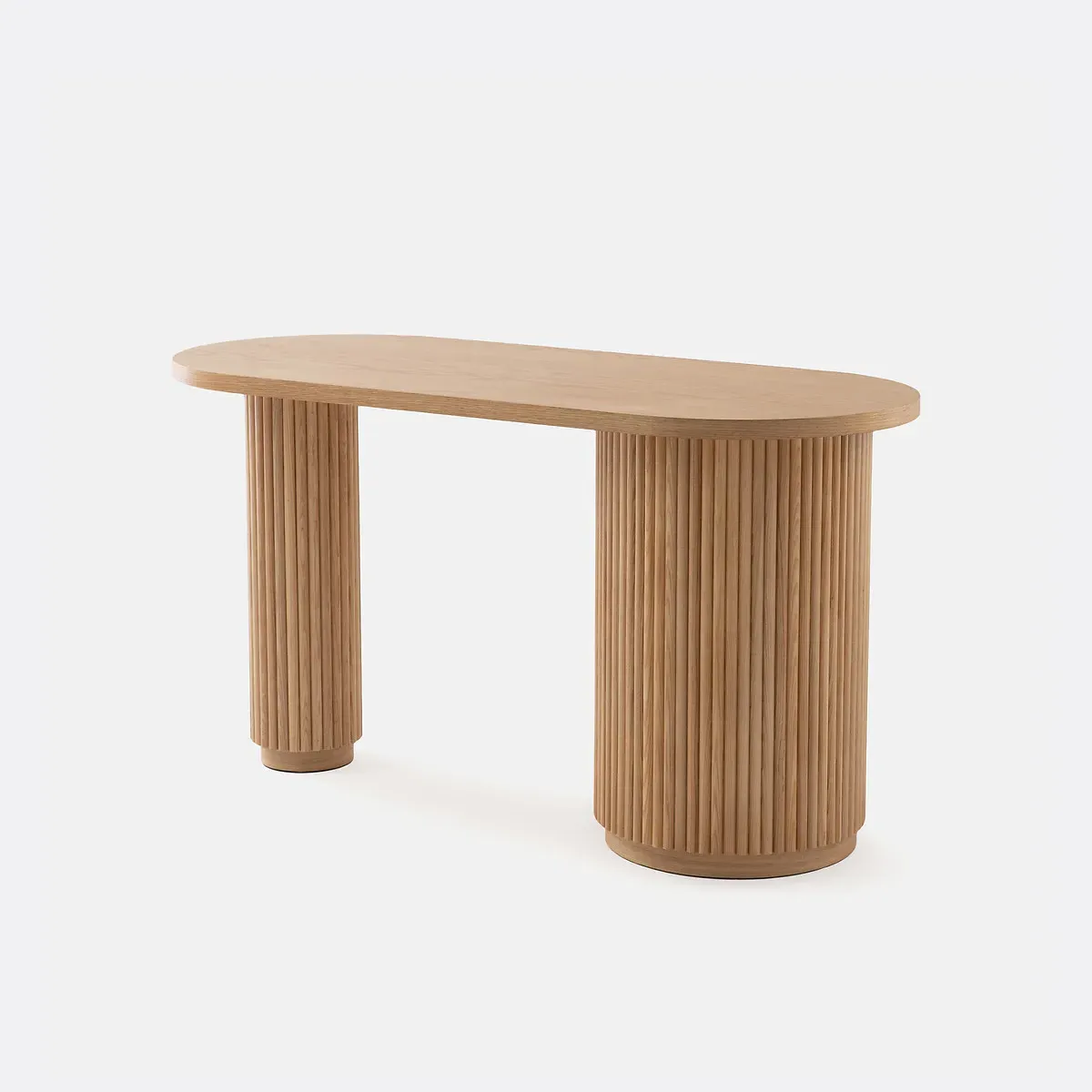 Genna Desk with Storage Door - Oak, Ash product