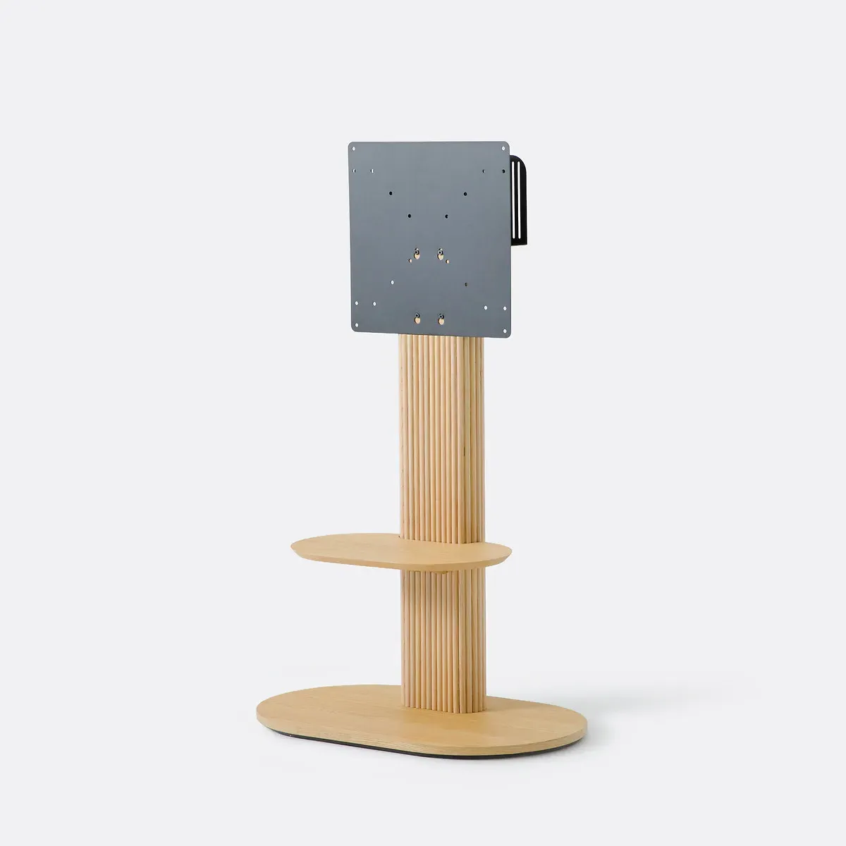 Genna Free-Standing TV Stand - Oak, MDF Veneer product