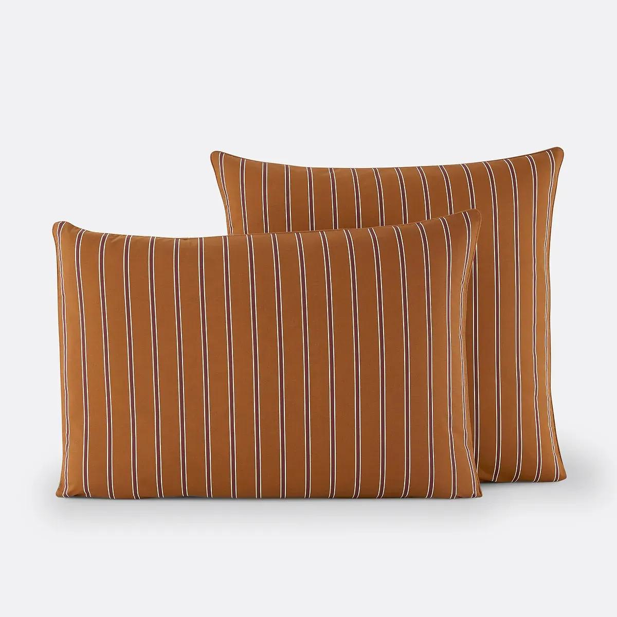 Georgio Pillowcase - Brown Stripes, Cotton Satin product