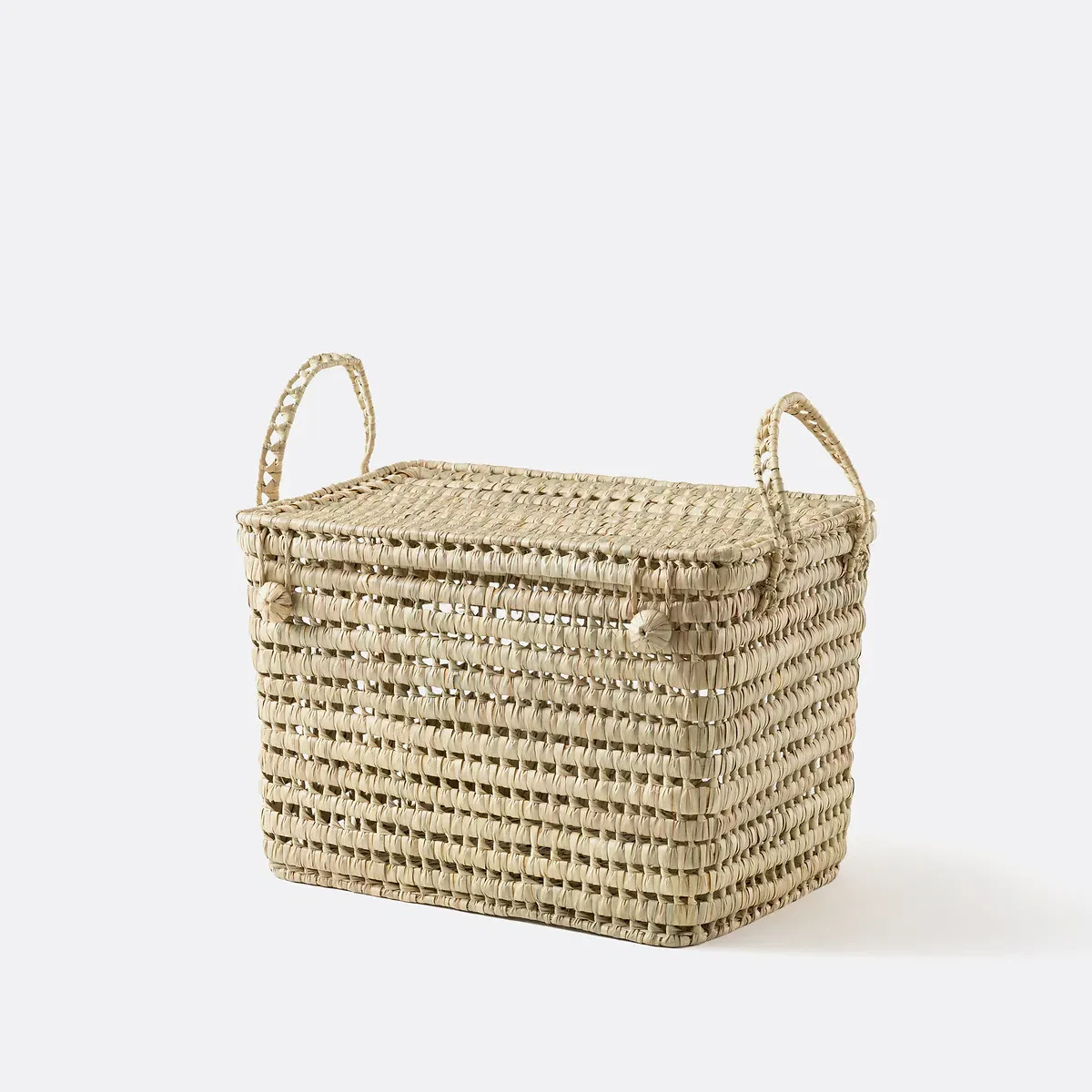 Ghada Small Storage Trunk - Natural, Palm Leaf product