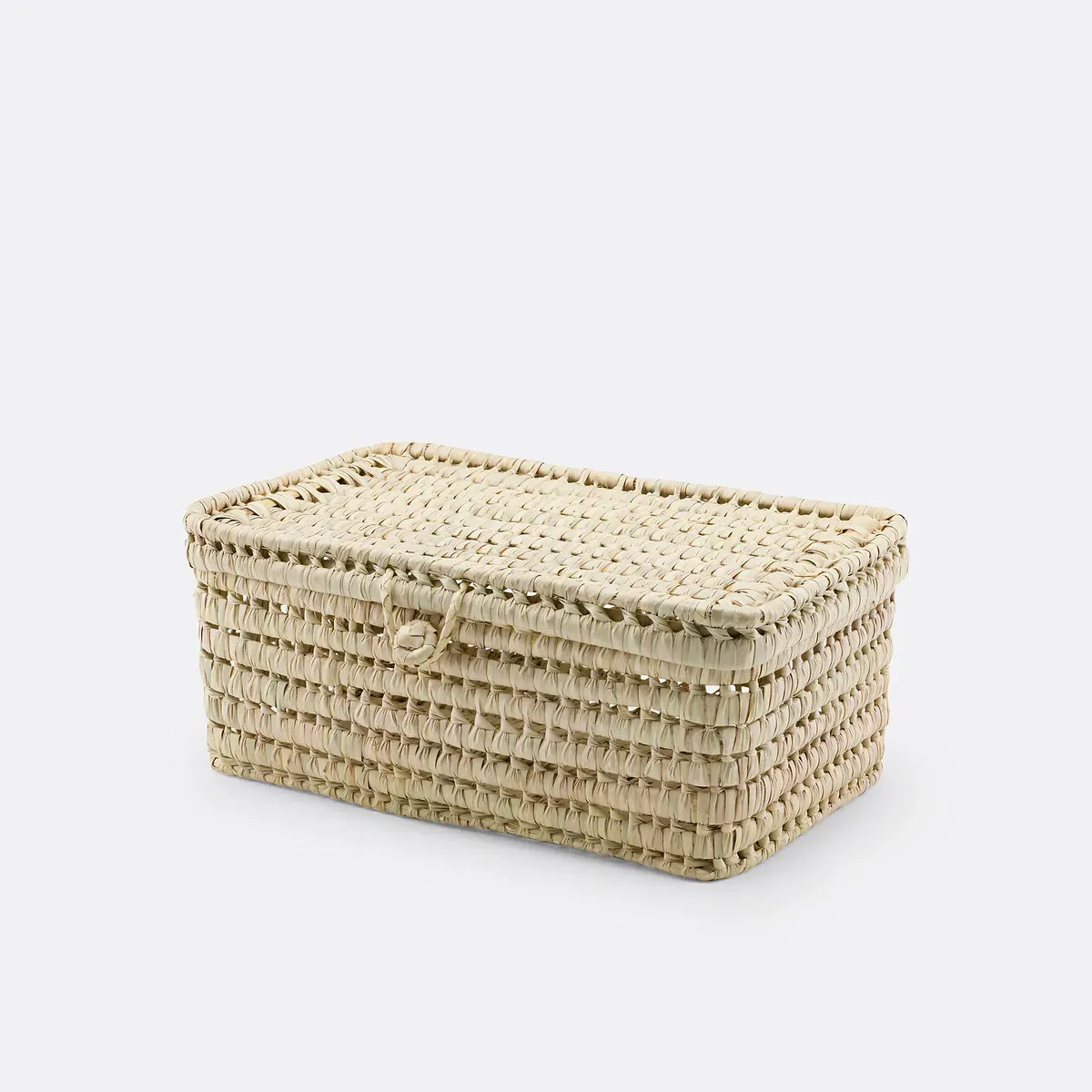 Ghada Woven Storage Trunk - Natural, Palm Leaf product