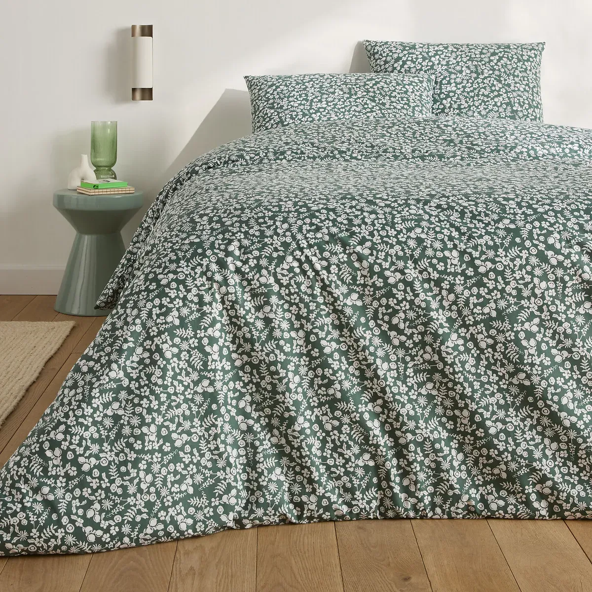 Glynis Duvet Set with Rectangular Pillowcase - Floral, Cotton alternate view