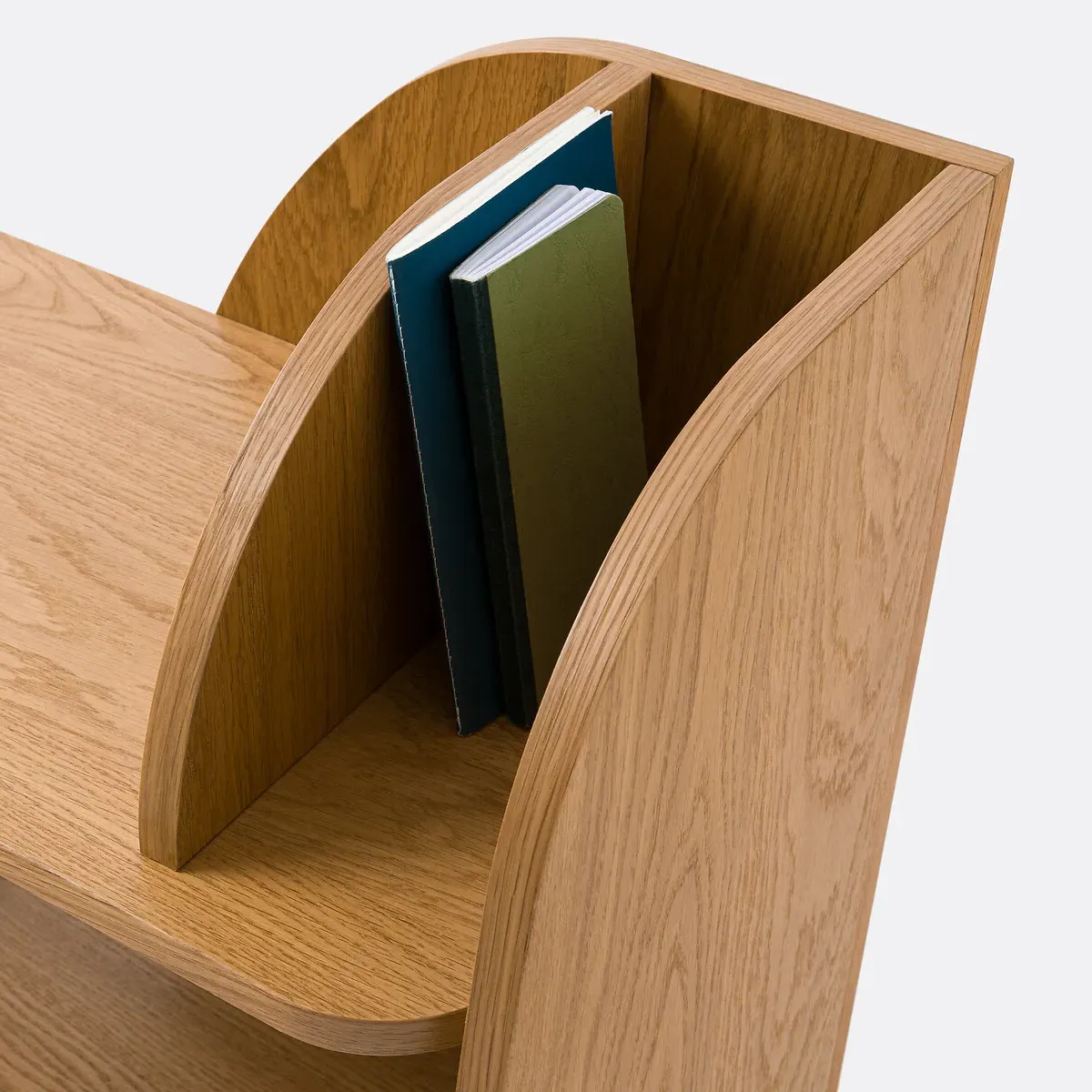 Gorman 8-Compartment Bookcase - Oak, Oak Veneer alternate view