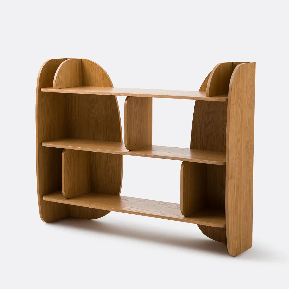 Gorman 8-Compartment Bookcase - Oak, Oak Veneer product