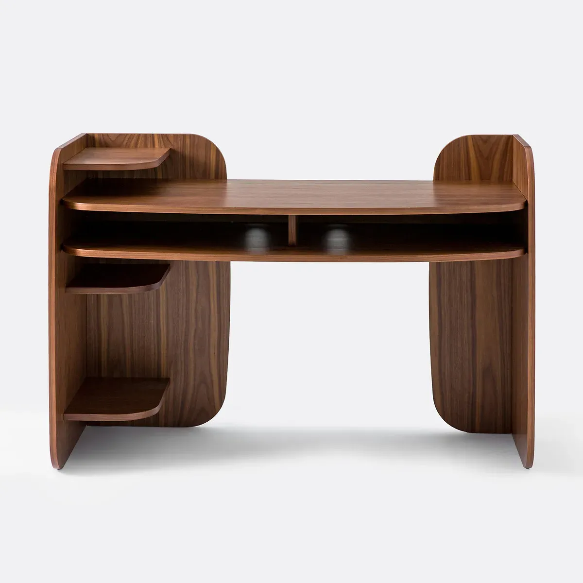 Gorman Desk with Storage - Walnut Veneer alternate view