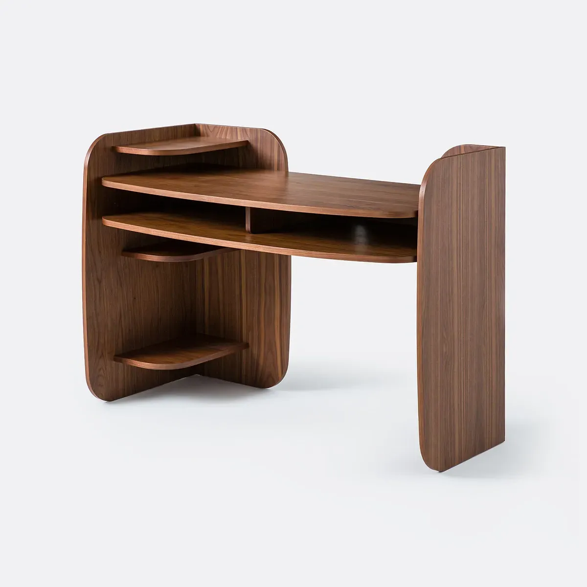 Gorman Desk with Storage - Walnut Veneer product