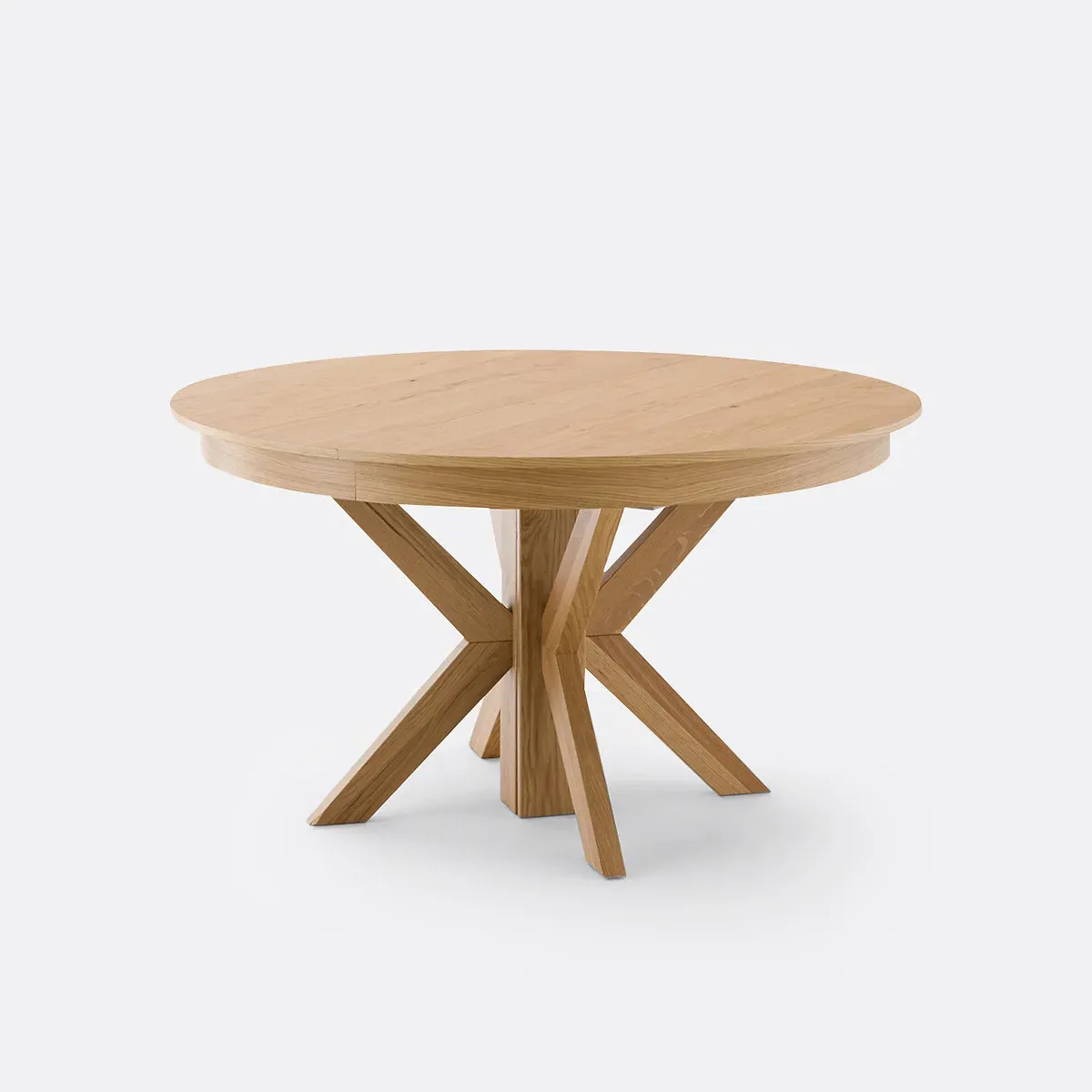 Gosling Round Extendable Dining Table 6-12 Seater - Oak, Veneer product