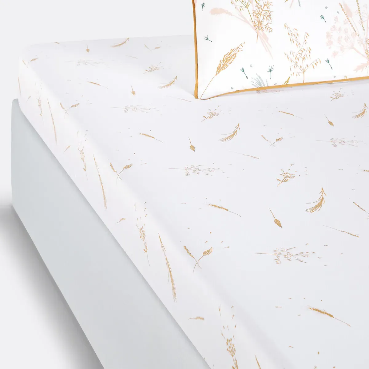Graminée Floral Cotton Fitted Sheet - Printed product