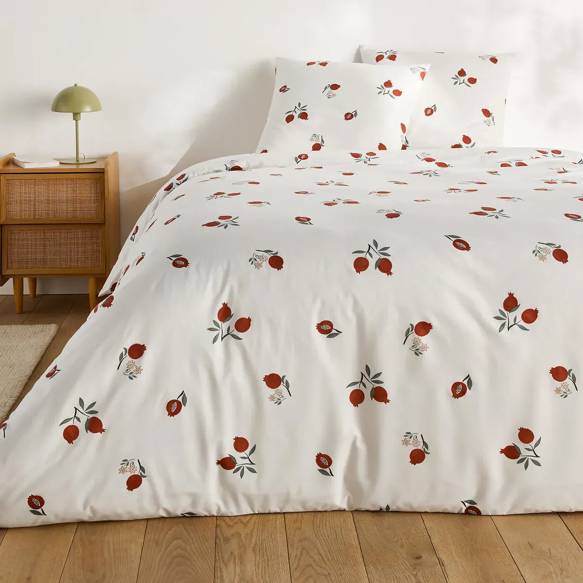 Grenada Duvet Cover Set with Square Pillowcase - Printed, Cotton alternate view