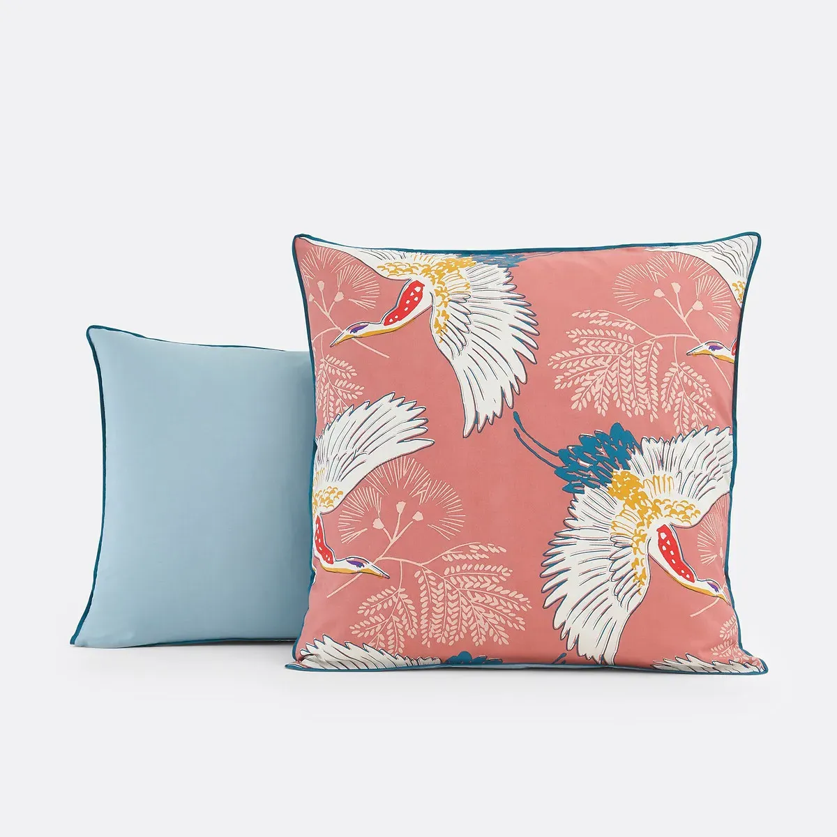 Grues Cotton Percale Pillowcase - Pink Blush product