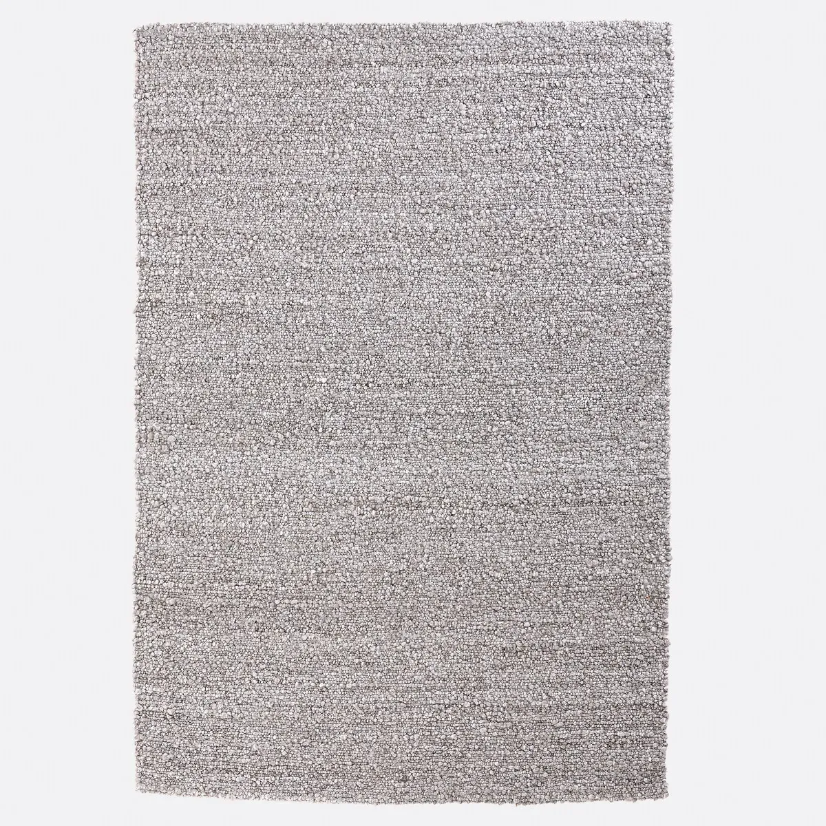 Hamea Knitted Effect Rug - Grey, Polyester product