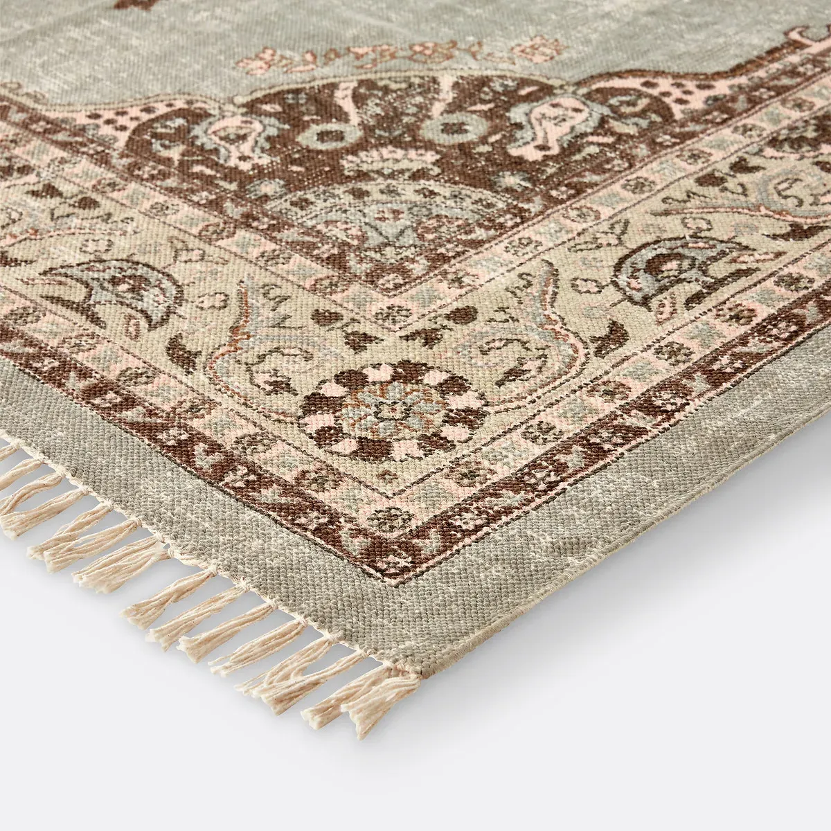 Hania Cotton Rug - Multi-Coloured alternate view