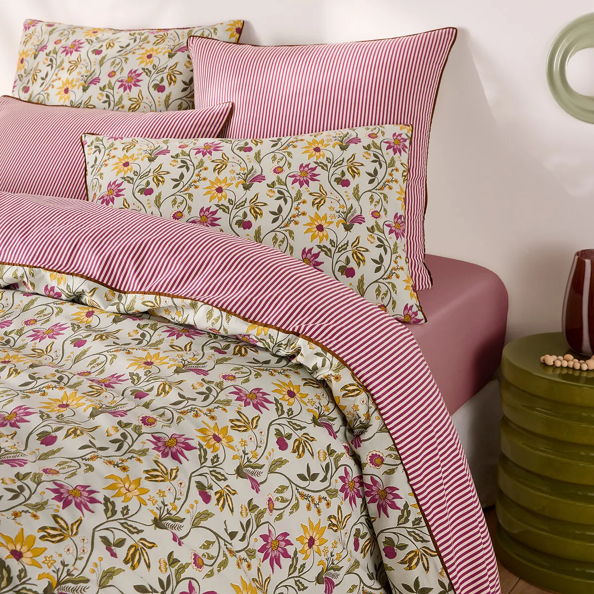 Harney Floral Print Duvet Cover - Washed Cotton product
