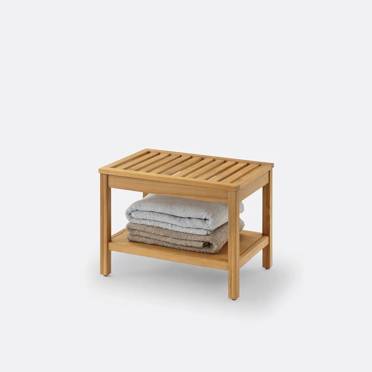 Haumea Bathroom Bench - Acacia alternate view