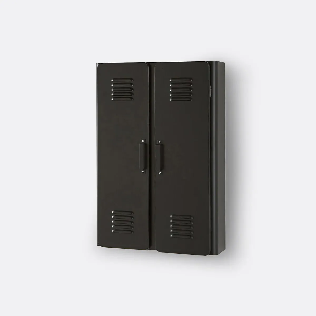 Hiba Bathroom Cabinet - Black, Metal product