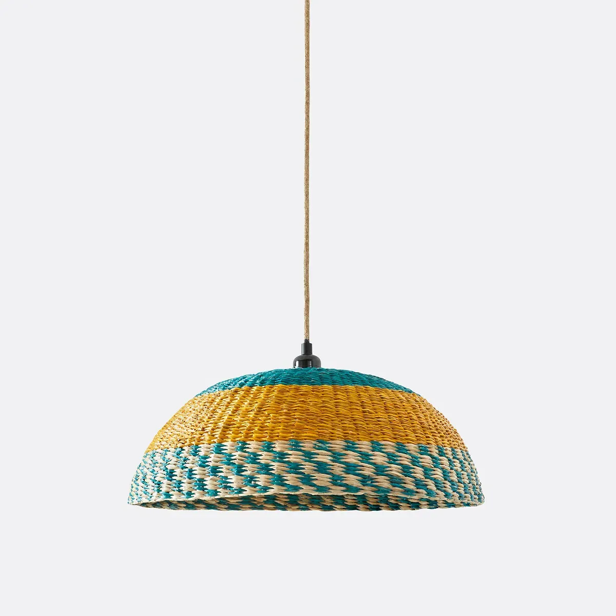 Hilo Round Ceiling Light Shade - Natural, Woven Straw product
