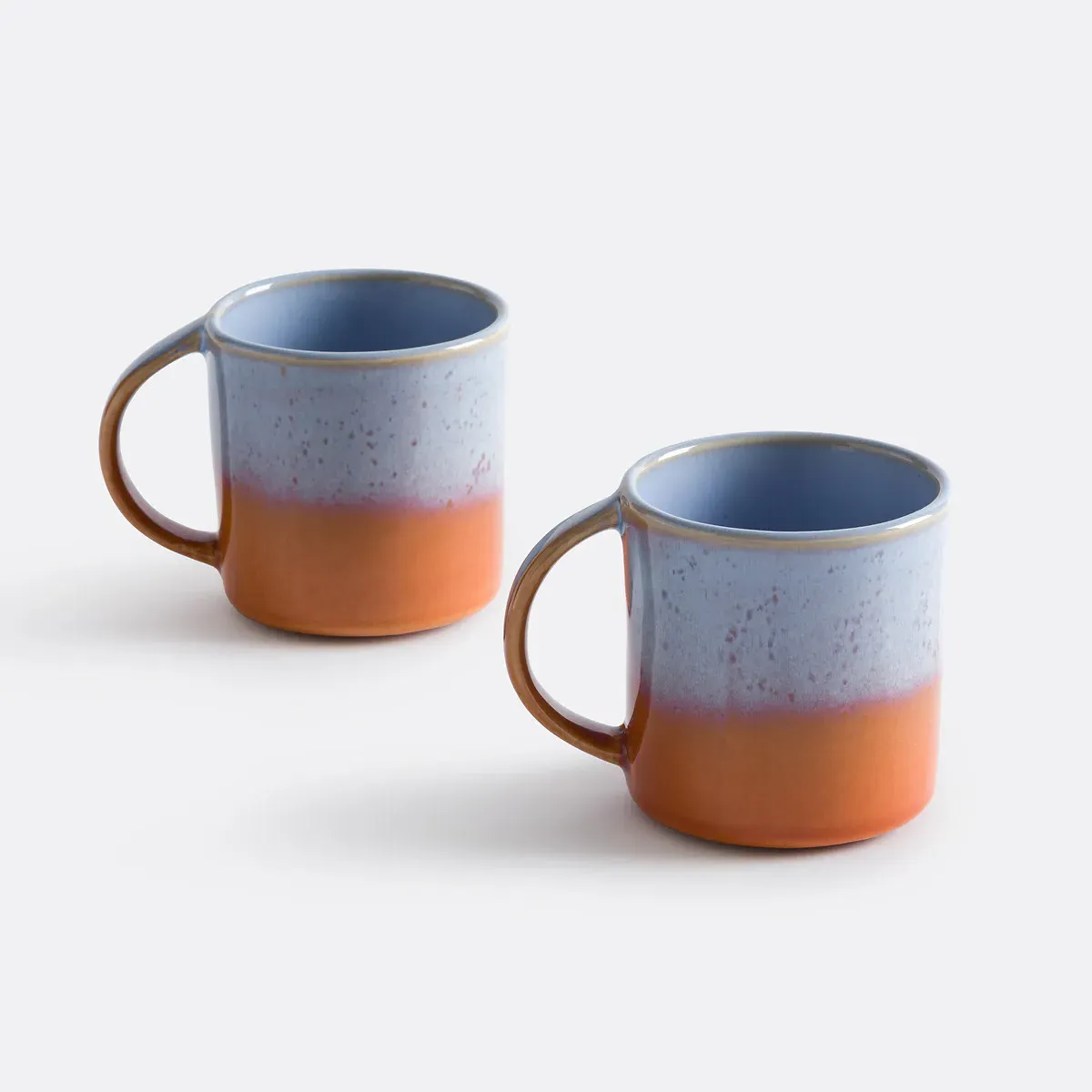 Ikora Set of 2 Mugs - Blue, Reactive Glazed Stoneware product