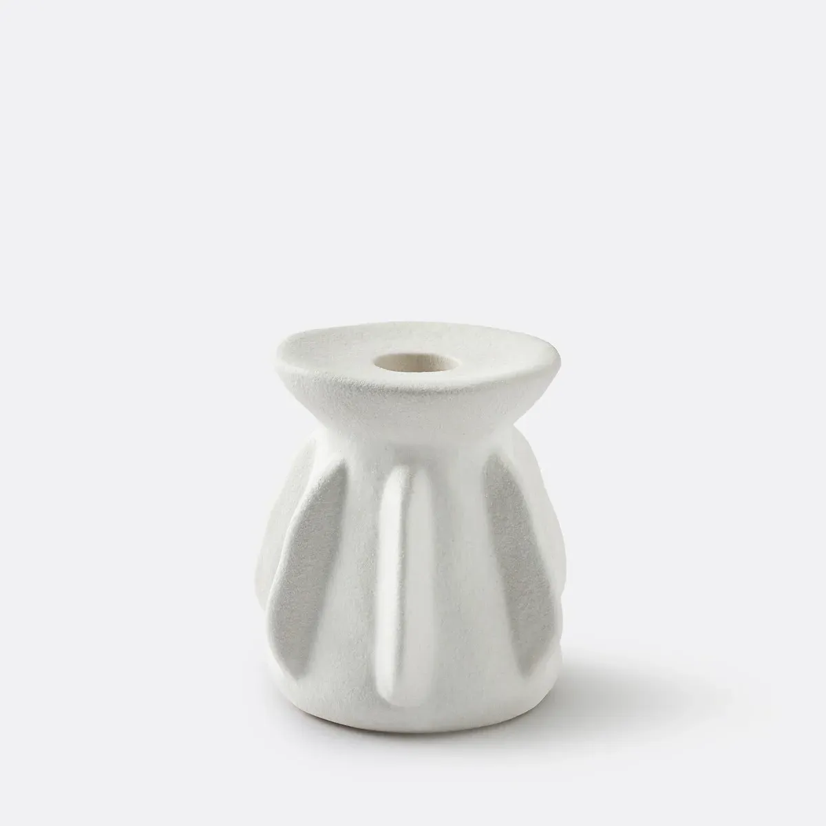 Ilia Ceramic Candle Holder H9.5cm - White product