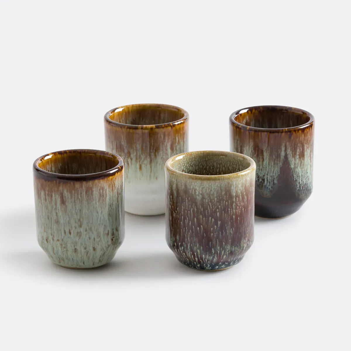 Illiano Espresso Cups Set of 4 - Reactive Glazed Stoneware product