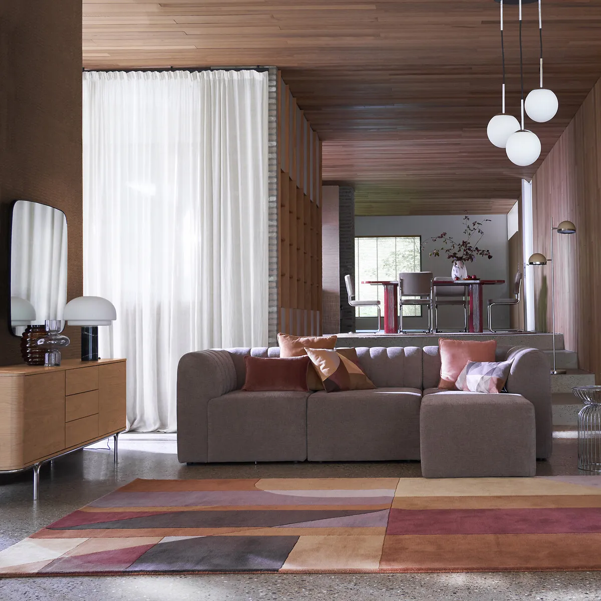 Imzi Wool Rug - Multi-Coloured alternate view