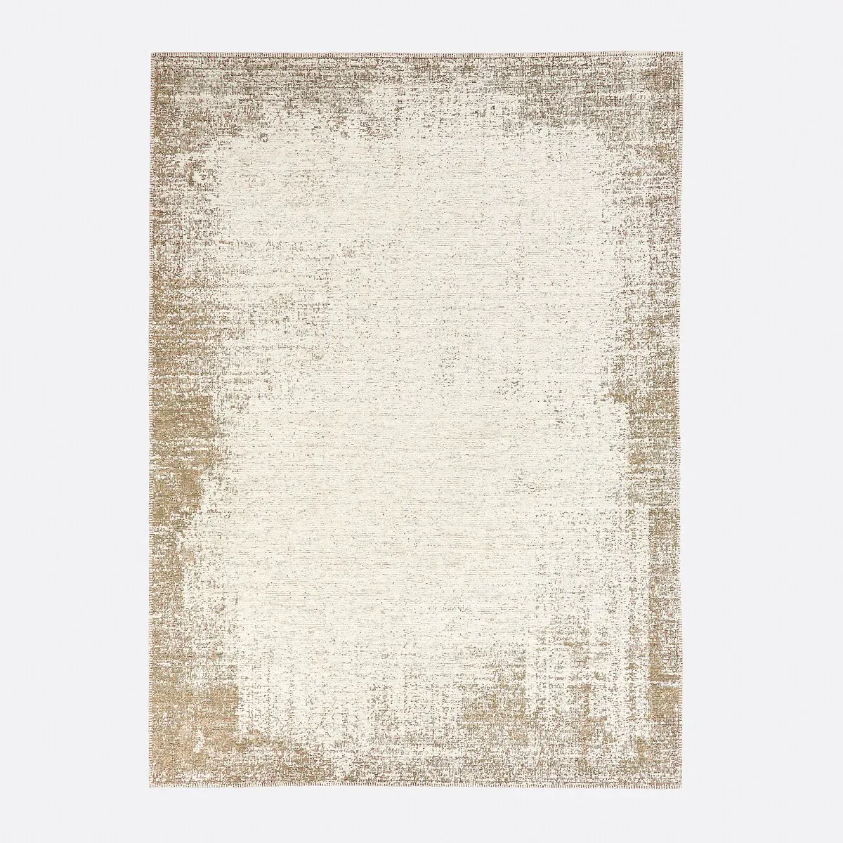 Inoka Flat Woven Rug with Used Effect - Polyester, Jute alternate view