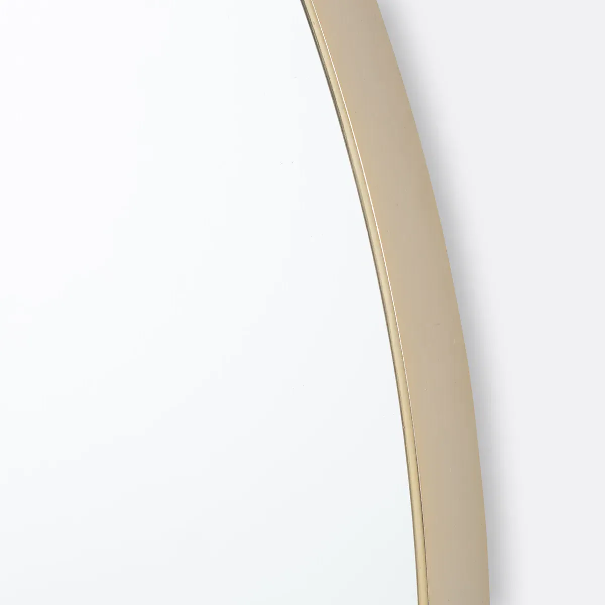Iodus Round Wall Mirror - Brass, Iron alternate view