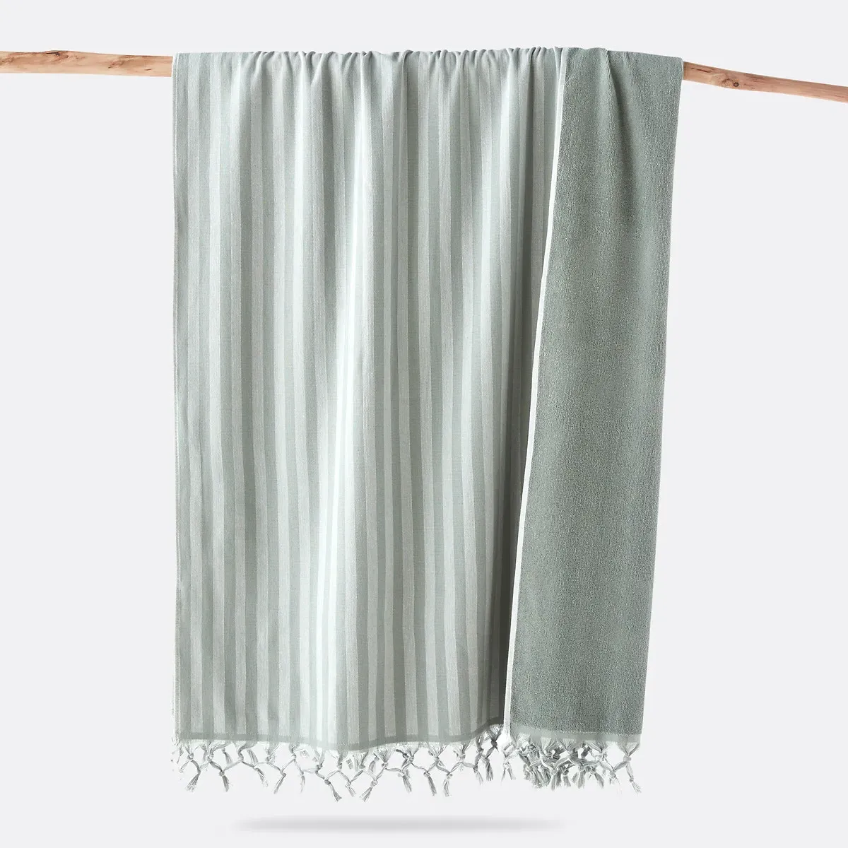 Ischia XL Fouta Towel - Pale Green, Cotton product