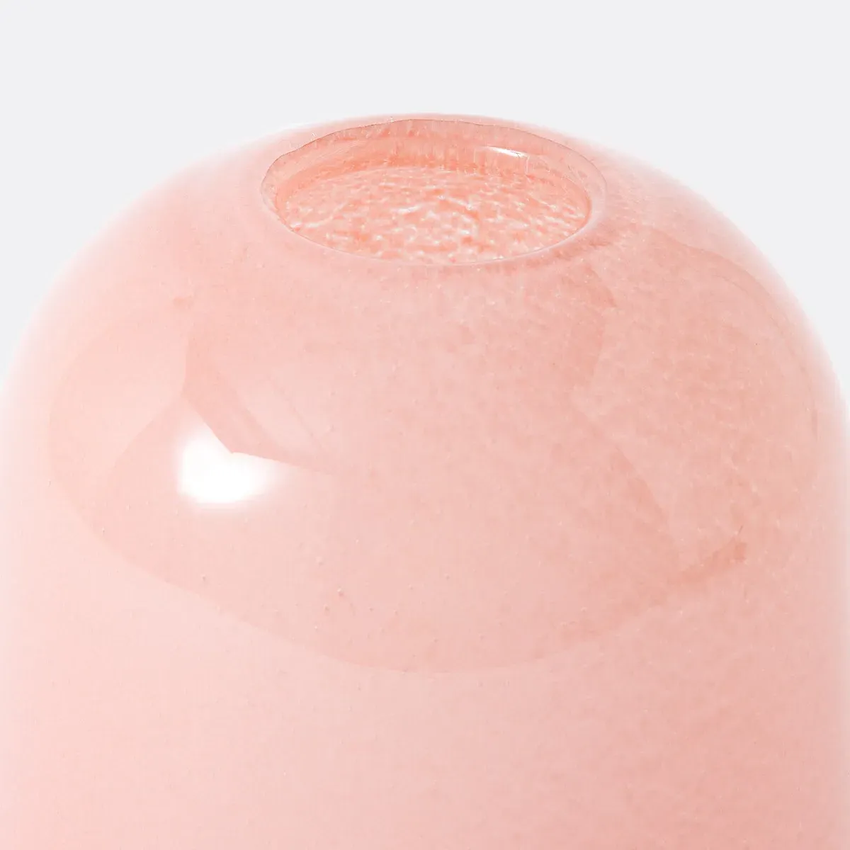 Iva Rounded Glass Vase - Pink alternate view