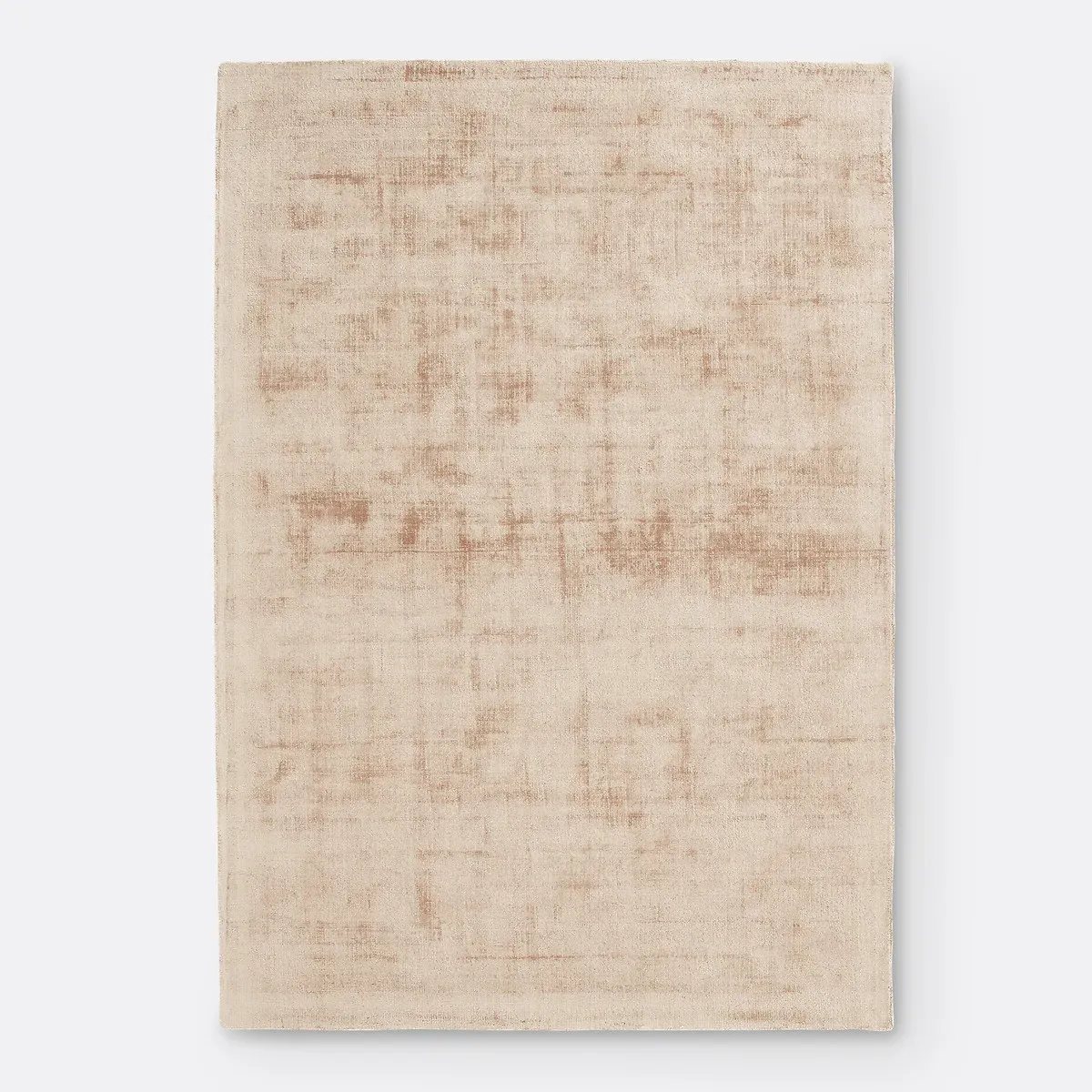 Izri Hand-Crafted Rug with Aged Effect - Beige, Lyocell alternate view
