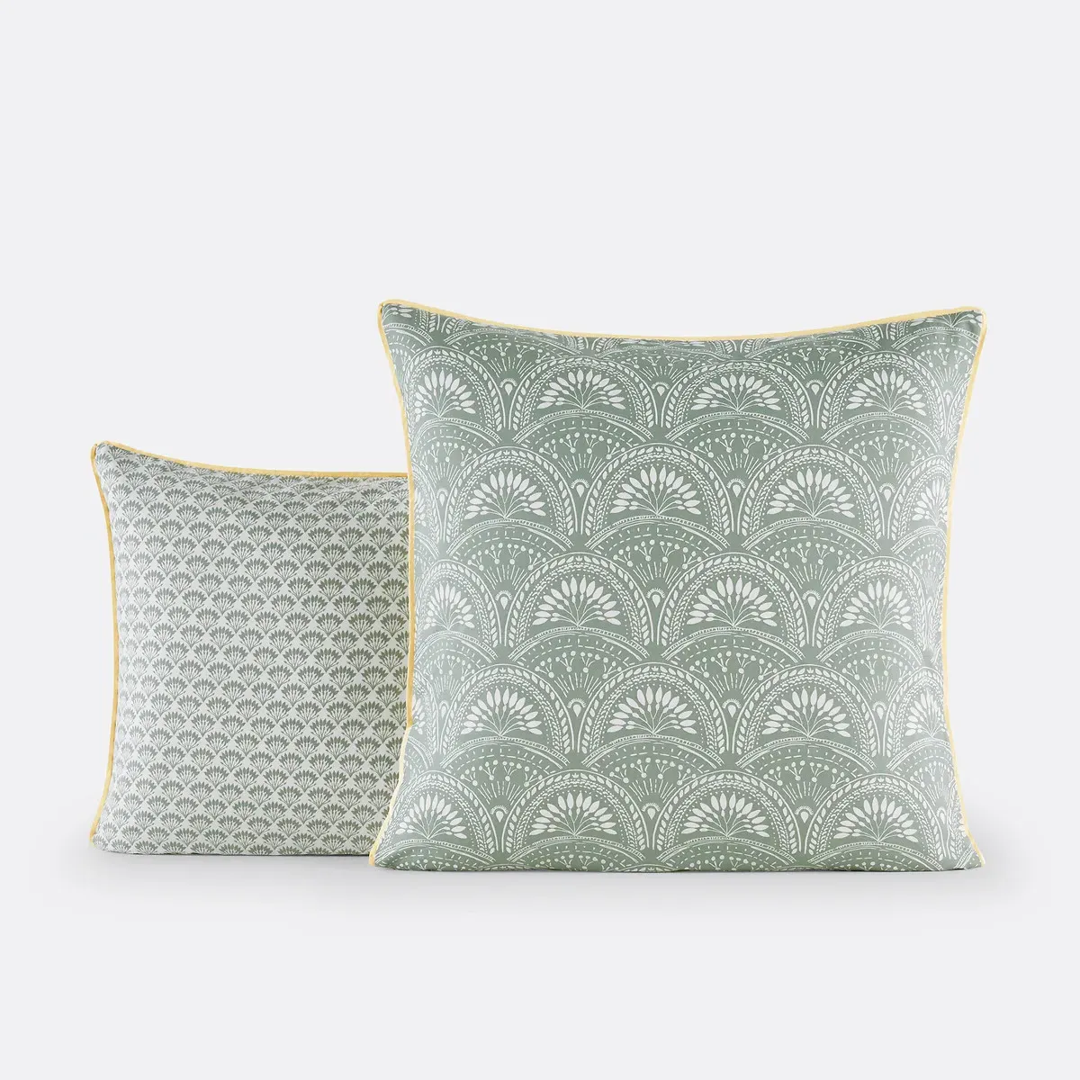 Jaipur Pillowcase - Green, Washed Cotton product