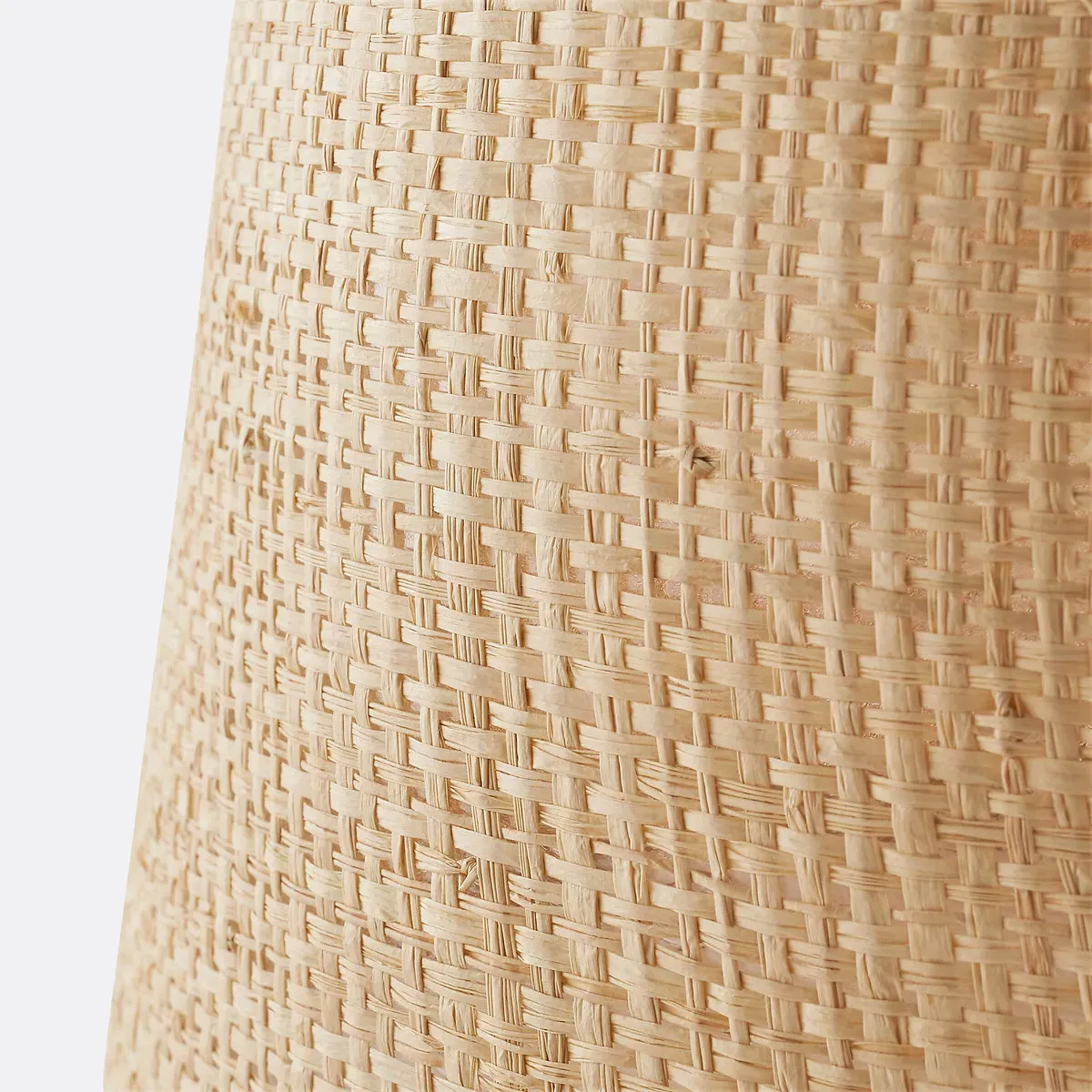Jania Round Raffia Lampshade - Natural alternate view