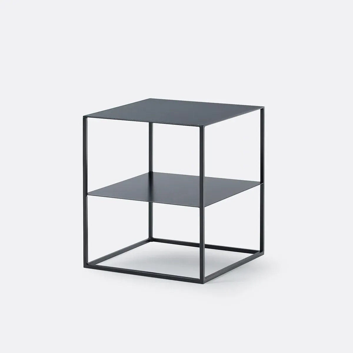Janik 2-Level Bedside Table - Black, Metal product