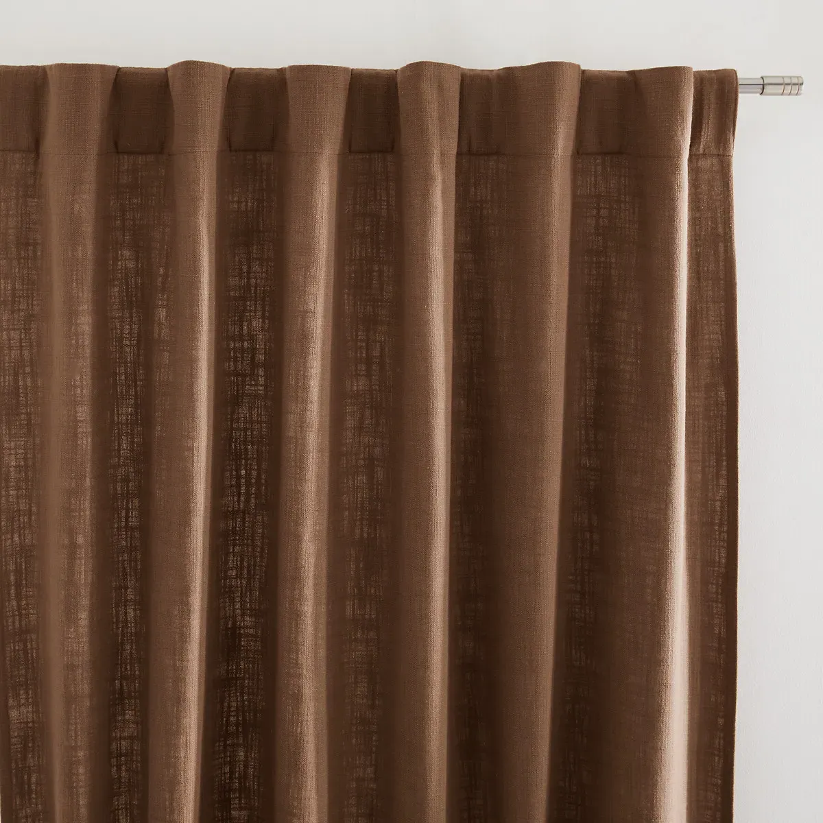 Jawi Curtain with Hidden Tabs - Sepia, Cotton product