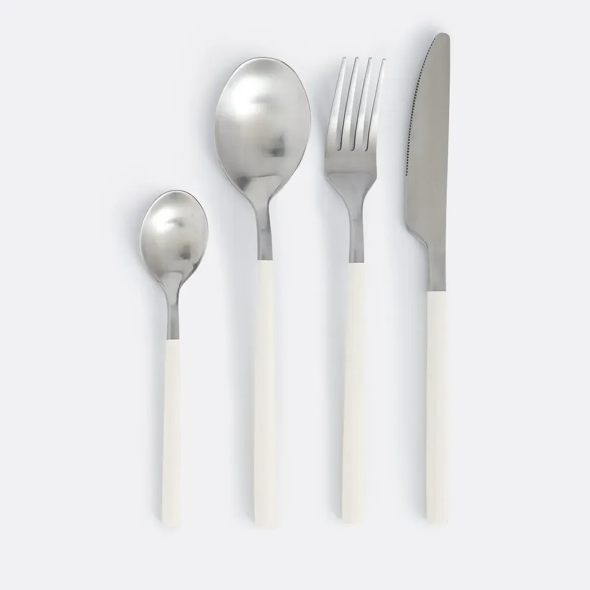 Jimane 16-Piece Cutlery Set - Ecru, Stainless Steel product