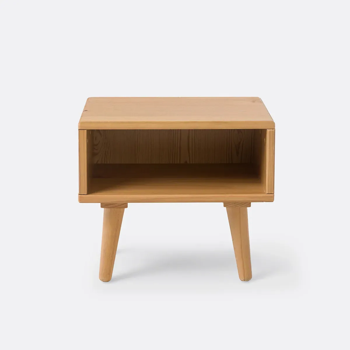 Jimi Bedside Table with Splayed Legs - Oak, Solid Pine alternate view